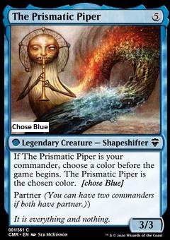 The Prismatic Piper choosing Blue